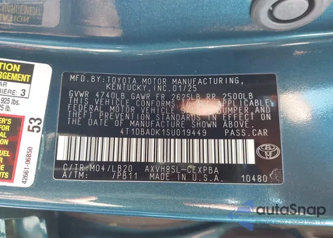 2025 Toyota Camry Xse from USA, damaged, VIN 4T1DBADK1SU019449